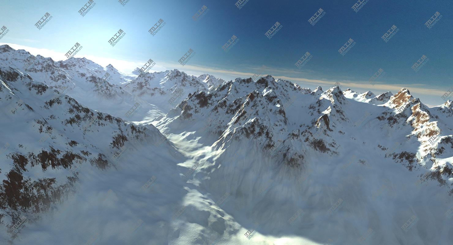 images/goods_img/202105073/Terrain Snow Mountain Range Alaska 35 Landscape 3D model/3.jpg